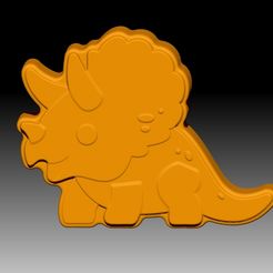 Tricerapots.jpg Fichier STL TRICERATOPS SHAMPOING SOLIDE ET MOULE POUR POMPE À SAVON・Modèle à télécharger et à imprimer en 3D