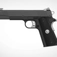 002.jpg Remington 1911 Enhanced pistol from the game Tomb Raider 2013 3D print model3