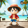 luffy-render.png Mini Geek: Monkey D. Luffy Chibi