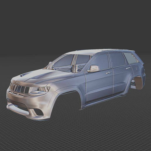 Jeep Grand Cherokee Body 3D Model