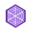 snoflake4.stl Hexagonal Snowflake Cookie Cutter Set