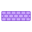 BRICK BLOCK LONG.stl MARIO BROS BRICK BLOCK LONG