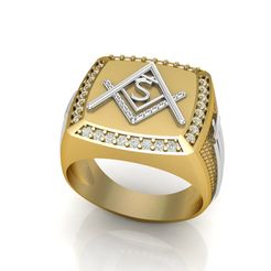 S 1.jpg 3D-Datei S - LETTER SIGNET RING・3D-druckbares Modell zum herunterladen