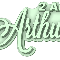 Arthur-2-ans_e.png Archivo STL Arthur 2 Ans cookie cutter・Diseño de impresión en 3D para descargar