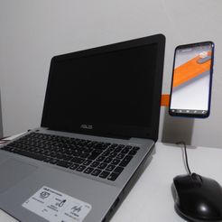 1.jpg Free STL file cell phone holder・3D print design to download