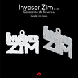 Invasor ZiM....= Coleccion de llaveros. Invader Zim Logo. Invader Zim - Set of 26 keychains (Invader Zim Set of 26 keychains)