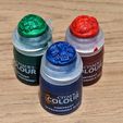 PXL_20231114_101702294.jpg Battletech Snap-On Paint Swatches for Citadel Paints (Presupported)