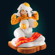 Preview05.png Egg Girl Slime 3D Print Model