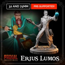 720X720-my-mini-factory-erius.jpg Archivo 3D Mago - Erius Lumos (Dungeons and Dragons | Hero Quest)・Plan imprimible en 3D para descargar