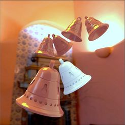 Scene_cloche_bis_carr_Lt.jpg Fichier STL Xmas bell bis・Objet imprimable en 3D à télécharger