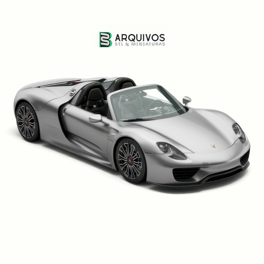 Porsche 918 Spyder with detachable roof