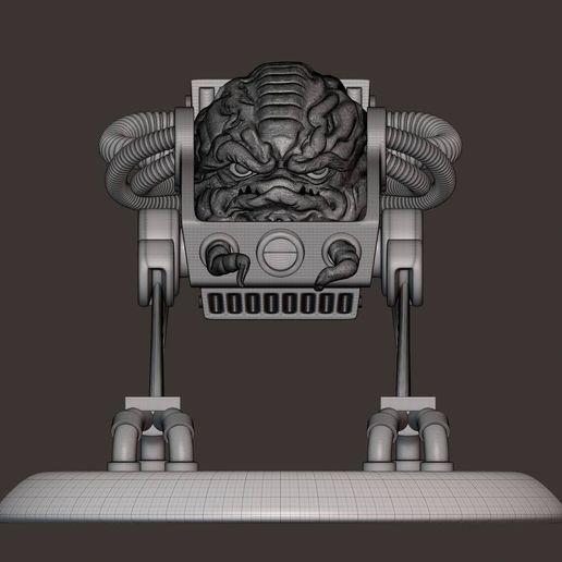 🤖 Krang in robot from TMNT・ STL File for 3D printing・Cults