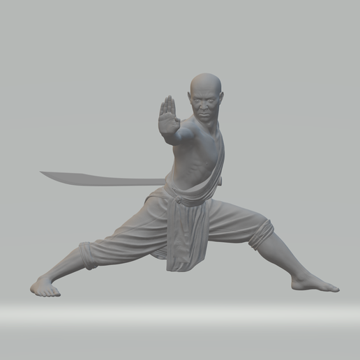 STL file Shaolin Kung Fu 3D Model 3D print model・Model to download and ...