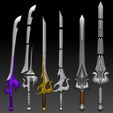Preview24.jpg The Power Sword, Subternia Blade and Preternia Blade - He-man Netflix Version 3D Print model