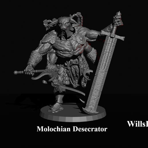 Molochian Desecrator - Envious saint