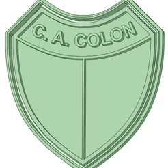 Colon_e.png Archivo STL Colon de Santa Fe escudo cookie cutter・Modelo para descargar y imprimir en 3D, osval74