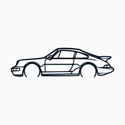 Porsche-911-964-Carrera.png Fichier STL Porsche 911 (964) Carrera・Plan à imprimer en 3D à télécharger