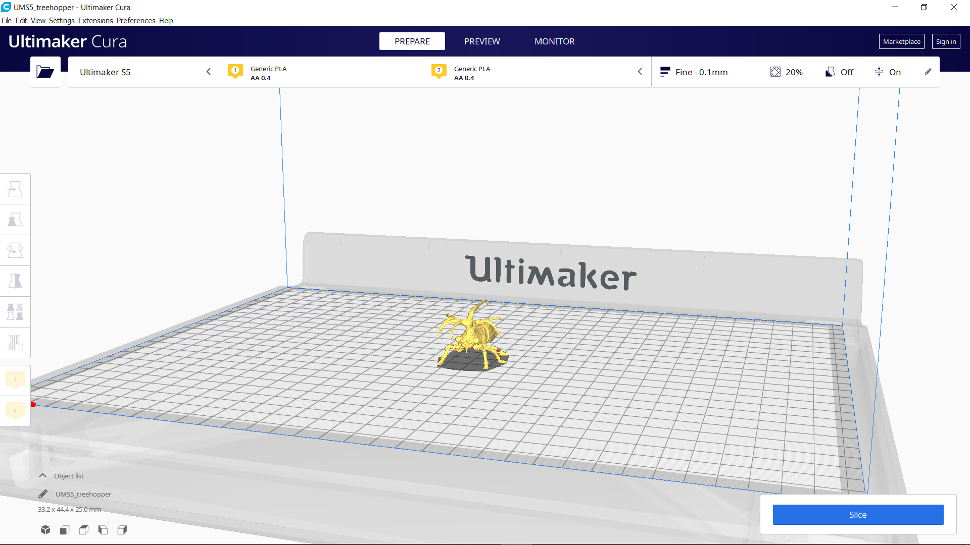 Download 3MF file Insect Treehoper • 3D printer object ・ Cults