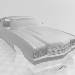 Képernyőfelvétel-324.png STL file Chevrolet Chevelle SS Rc body・3D printing model to download