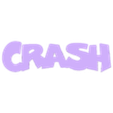 Crash Part1.stl Crash Bandicoot Logo