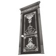 Wireframe-5.jpg Carved Door Classic 0802 White