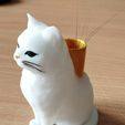1769344052481.jpg Cat whiskers (Pet Hair) holder - Cat sculpture