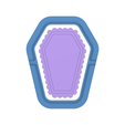 Coffin-Tray-Top.png Scalloped Coffin Tray | Make Your Own Molds | Includes Mold Housing | Mold Template