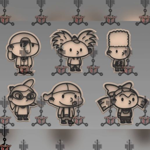 Complete pack CUTTING + MARKER HEY ARNOL - 3D model önizlemesi