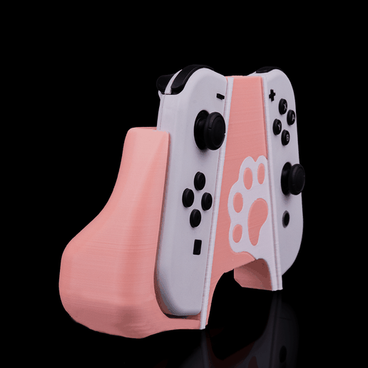 🎮 Pawprint - Dual Controller Grip・ STL File for 3D printing・Cults