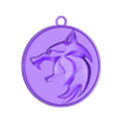 WITCHER solid.stl Medalhão de The Witcher
