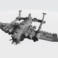 complete2.jpg Post-Apocalyptic Super Scrap Flying Fortress 8mm scale multi-part kit