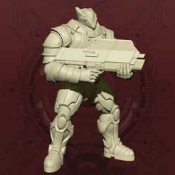 STL file Jetstream Sam (Metal Gear Rising) ⚙️・3D printer model to  download・Cults