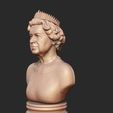 15.jpg Queen Elizabeth II Bust 3D print model