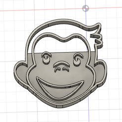 Captura.PNG Curious George Cookie Cutter