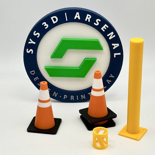 1:12 Scale Safety Pack (Cones, Bollards)