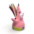 PatrickStarPreview.19.2.jpg Patrick Star Pencil Holder - 3D Printable Digital File