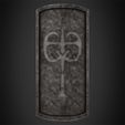 TarkusShieldFrontal.jpg Dark Souls Black Iron Tarkus GreatShield for Cosplay