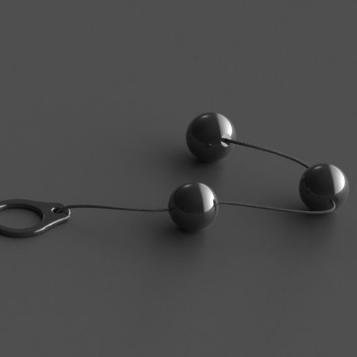 Love balls 3D model preview