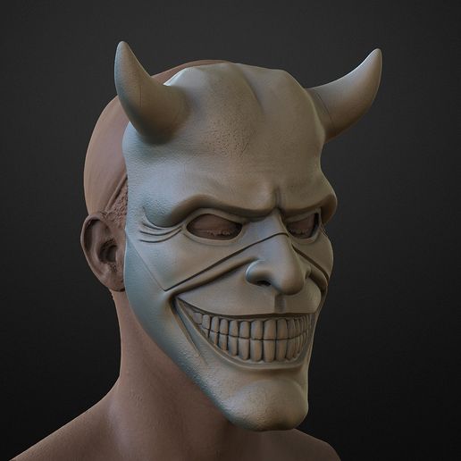 24.jpg Mask from NEW HORROR the Black Phone Mask (added new mask)3D print model