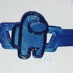 amongus.jpg STL file mask holder・3D printing design to download