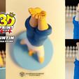 5.jpg TinTin 3d  model 3D printing-ready yoga figure
