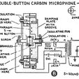 rtaImage.jpg Microphone - Single or Double Button Carbon Mic Replica  (Working)