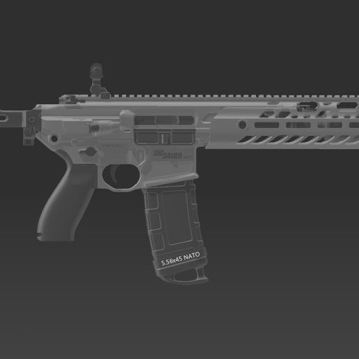 🔫 SIG MCX solid model・ STL File for ・Cults