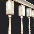 banister_handrail_kit_render21.jpg Banister & Handrail 3D Model Collection