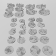 BaseToppers2.png Exotic Planet base toppers  25mm 28mm, 32mm, 50mm, 60mm