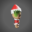 Screenshot-2024-12-09-203021.png Santa Groot Chibi-Style 3D Model - Holiday Edition STL