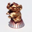 DSC02282.JPG STL file LOW POLY ELEPHANT MONEY BOX・Model to download and 3D print