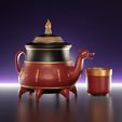 3.png MTG Avatar DECK BOX COMPATIBLE WITH COMMANDER DECKS: Uncle Iroh’s Teapot #103