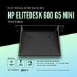 4.jpg Rack Mount for HP EliteDesk 600 G5 Mini PC - 10" 1U VESA 100mm Design - 3D Print without Supports