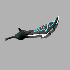 Brutal-Wolf-Blade-v3a.png Archivo STL Hoja de lobo brutal・Plan de impresora 3D para descargar